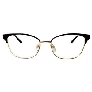 Michael Kors MK 3012 Adrianna IV Eyeglasses Gold Frame Black Trim